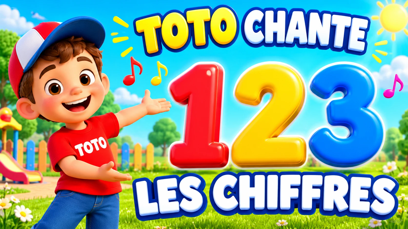Toto et les grands chiffres 1, 2, 3